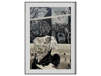 现代装饰画 人物挂画 抽象画