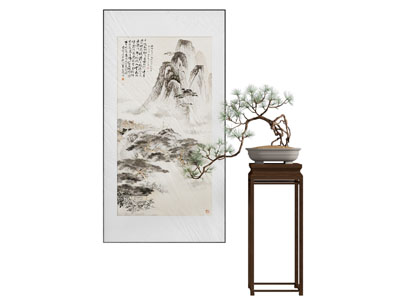 新中式山水画 装饰画