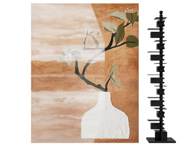 法式中古挂画 客厅挂画 玄关挂画 侘寂挂画 复古挂画