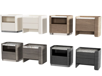 现代床头柜