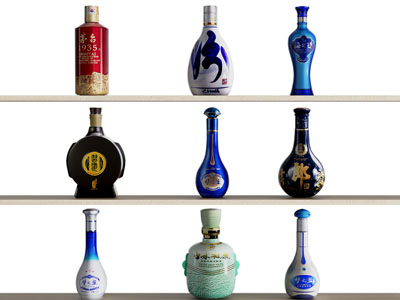 酒水食物 白酒 酒瓶 酒具