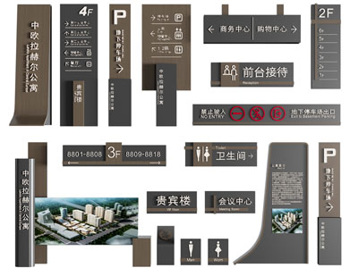 意式中古导视牌 指示牌 指引牌 广告牌