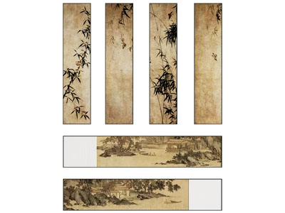 新中式挂画 宋氏新中风挂画 风水画