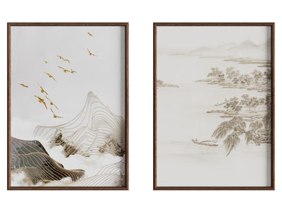 新中式挂画 组合挂画