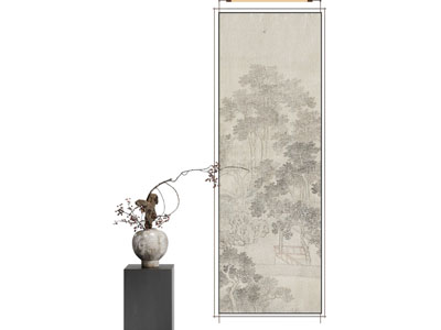 新中式中古挂画 艺术挂画 山水画