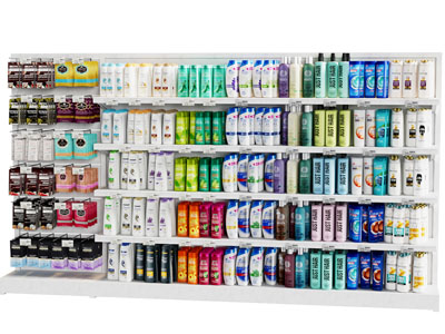 超市洗护货架 日用展柜