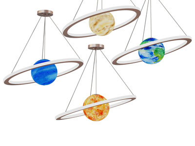 现代星球吊灯