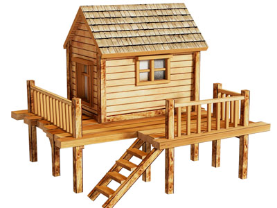 现代小木屋 户外建筑