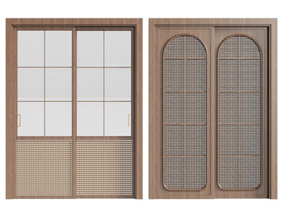 中古侘寂推拉门