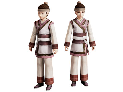 现代穿古装的少年 电影游戏角色