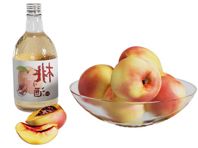 现代果盘酒瓶