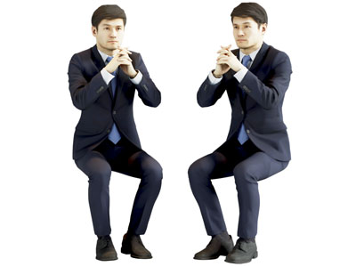 坐着的男人