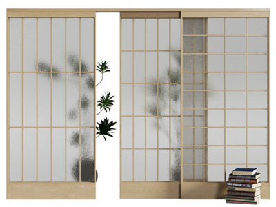木门 双开门 推拉门