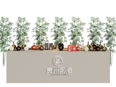 现代习酒展示台