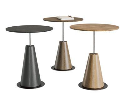 现代圆几 边几