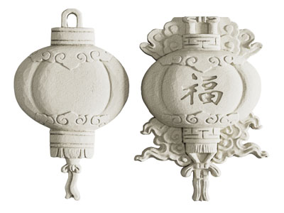 灯笼雕花 灯笼浮雕