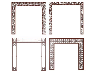 新中式花格古纹