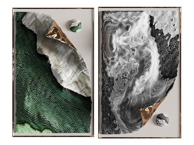装饰画 立体画 油画