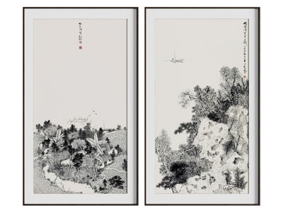 新中式挂画 水墨画