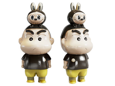 玩具 公仔 蜡笔小新 潮玩手办 儿童玩具 盲盒手办摆设