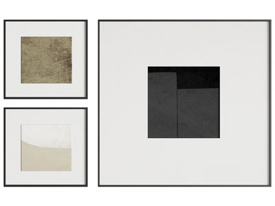 现代极简装饰画 侘寂中古风挂画