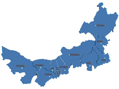 现代内蒙古地图墙饰挂件