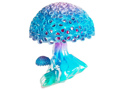 现代卡通水母造型的创意摆件