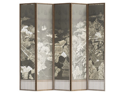新中式中古隔断