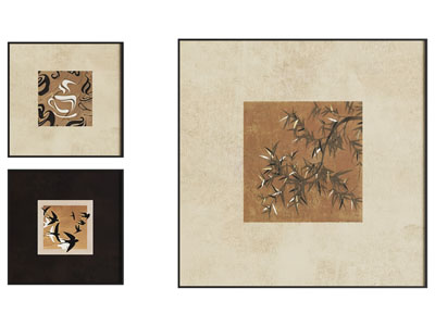 中古复古组合画