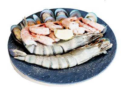 现代海鲜食物