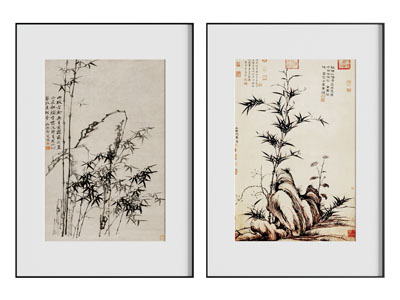 新中式中式山水画 装饰画