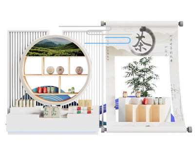文创 非遗 文博会 茶 展柜 展墙