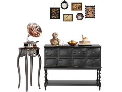 法式复古玄关柜