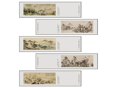 新中式挂画 横幅画