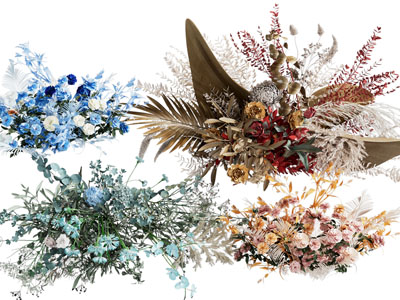 蓝色花 金色花交付