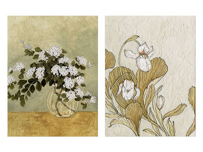 现代花卉装饰画