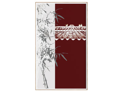 新中式建筑装饰画 挂画 国画