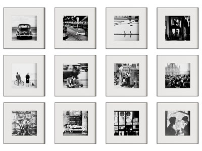 现代极简组合画 黑白挂画照片墙 摄影工作室照片墙 沙