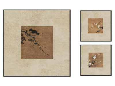 中古复古组合画