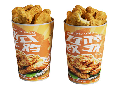 现代食物 炸鸡块