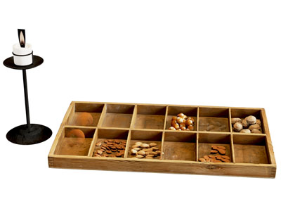 现代坚果收纳盒 烛台 摆件组合