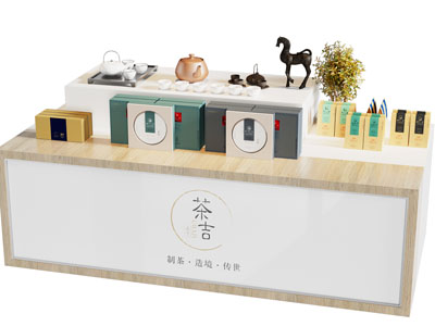现代展台茶具