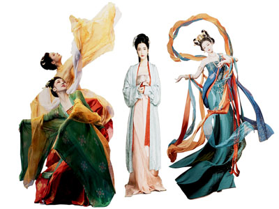 现代古装美人 跳舞的女人 人物