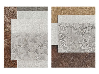 肌理画 抽象画 装饰画