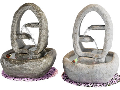 侘寂风水景景观园艺小品