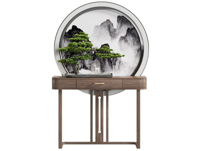 新中式端景台 条案