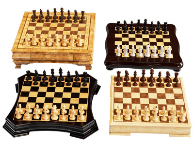 现代国际象棋棋牌桌游摆设