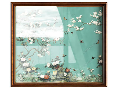 画具 美式装饰画 壁灯