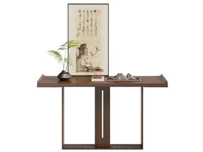 新中式条案 新中式端景台