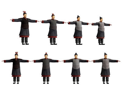 兵马俑 秦兵 古代战士
